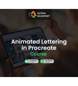 Animated Lettering in Procreate Alpha Academy Code Key GLOBAL